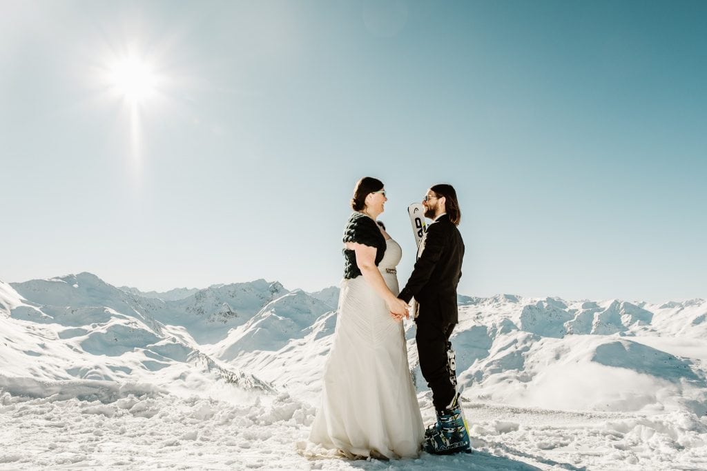 A winter wedding in Axamer Lizum Austria by Wild Connections Photography