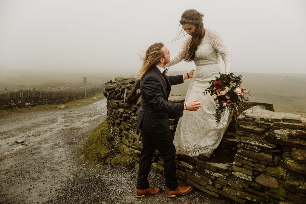 An elopement at the Cliffs of Moher in Ireland by Wild Connections Photography