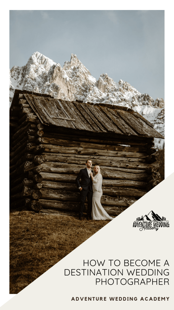 How to become an adventure wedding photographer