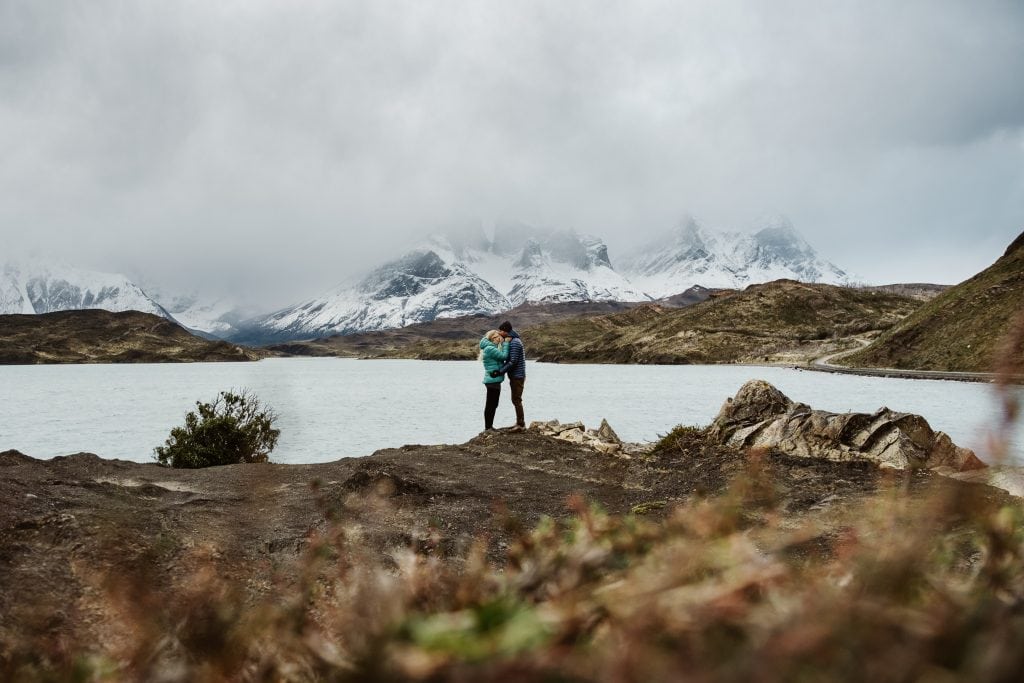 A tripod selfie in Patagonia by Wild Connections Photography