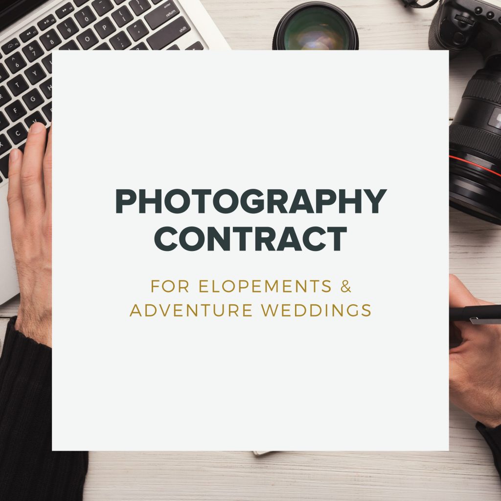 Adventure Wedding & Elopement Photography Contract
