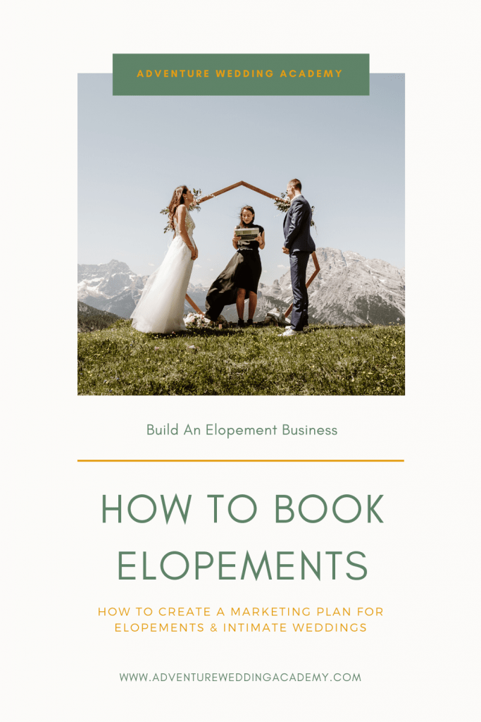 how to book more elopements