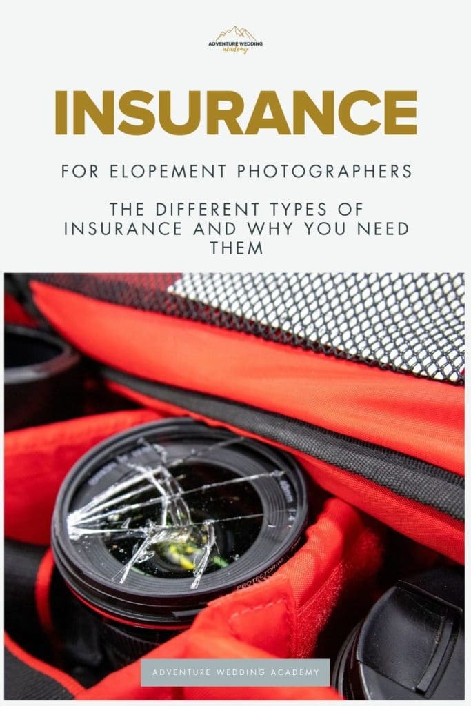 Photo of a broken camera on a pin about photography business insurance