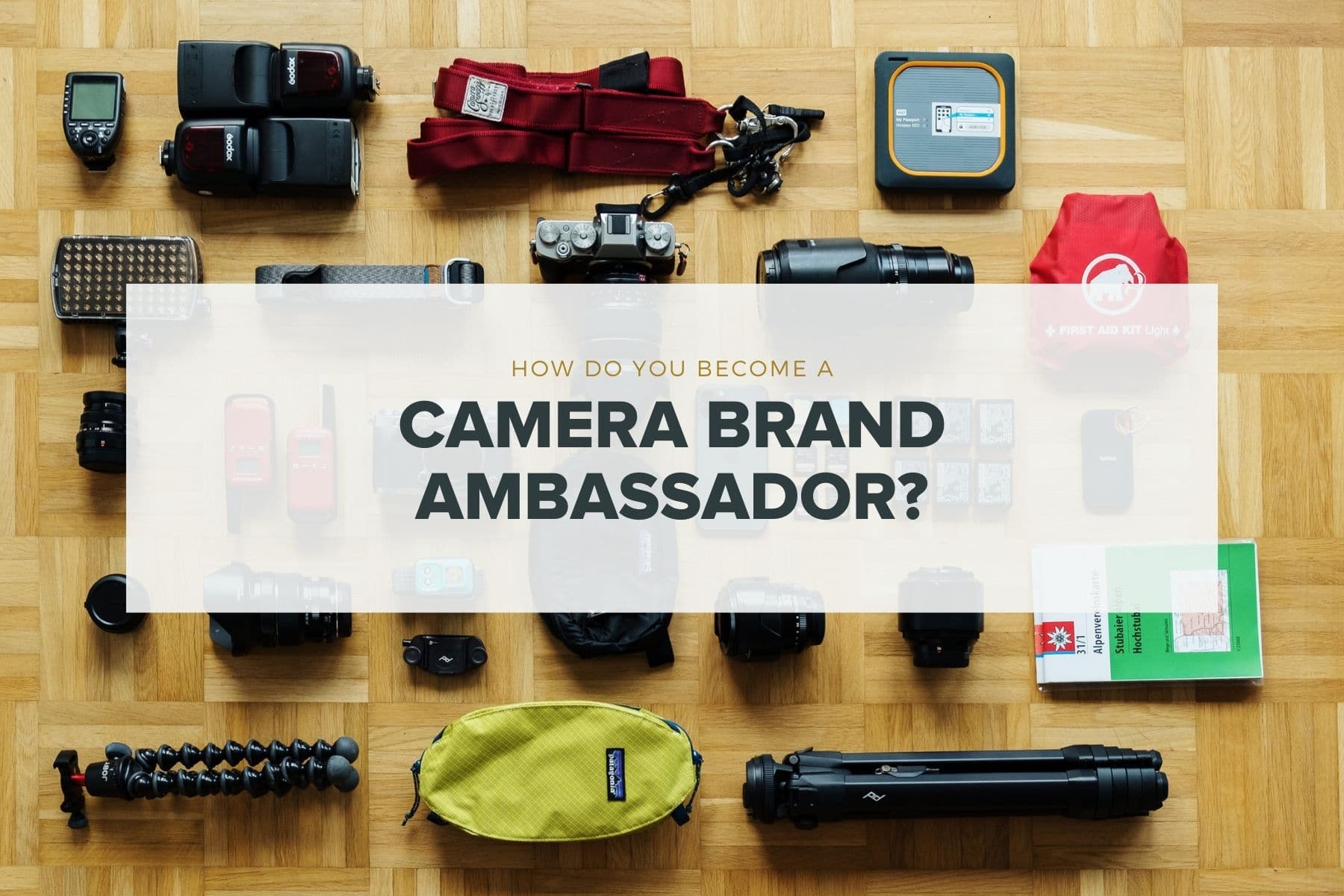 how to become a camera brand ambassador blog post header
