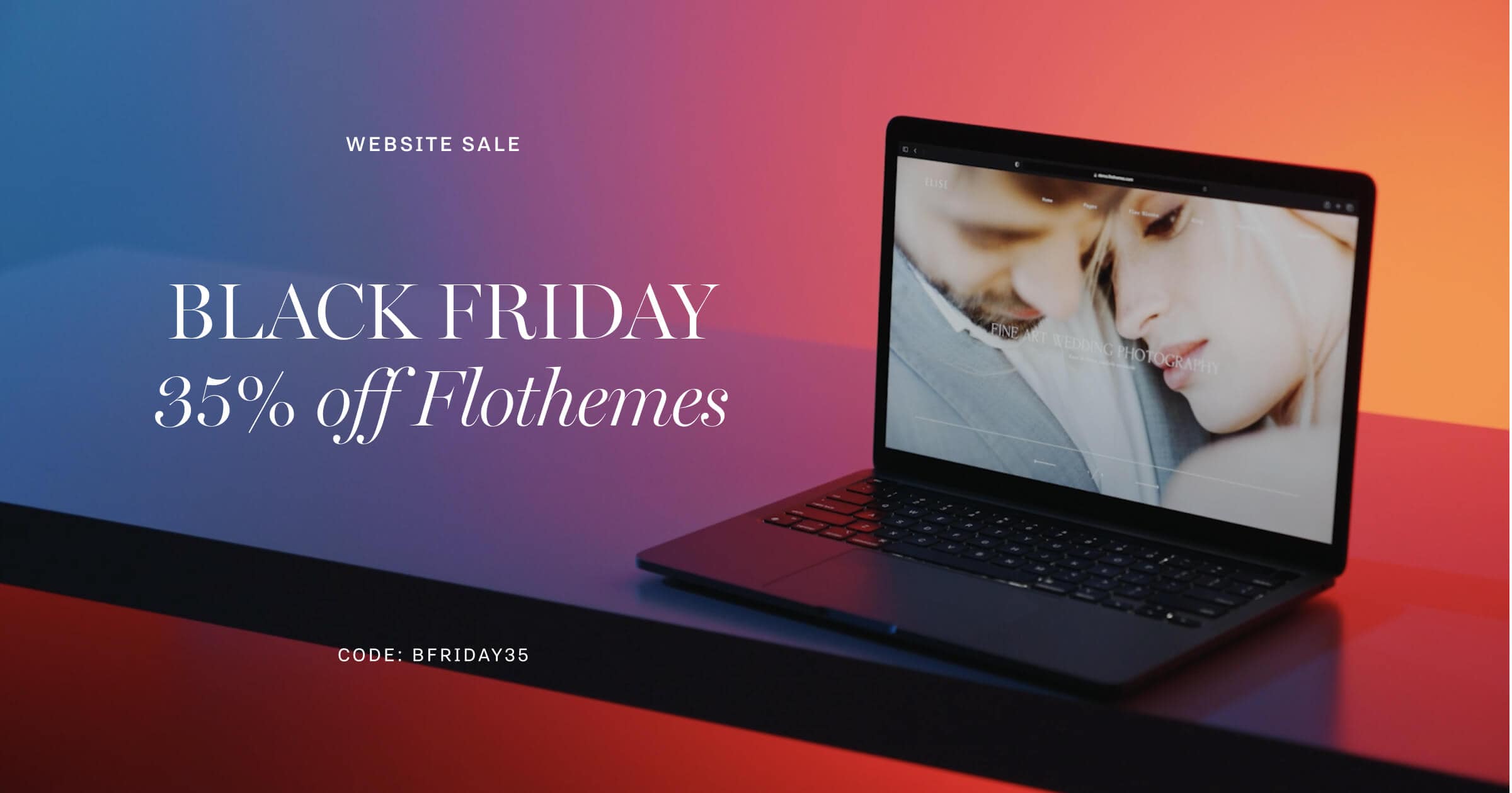 Flothemes Black Friday Sale on Websites for Photographers and Creatives