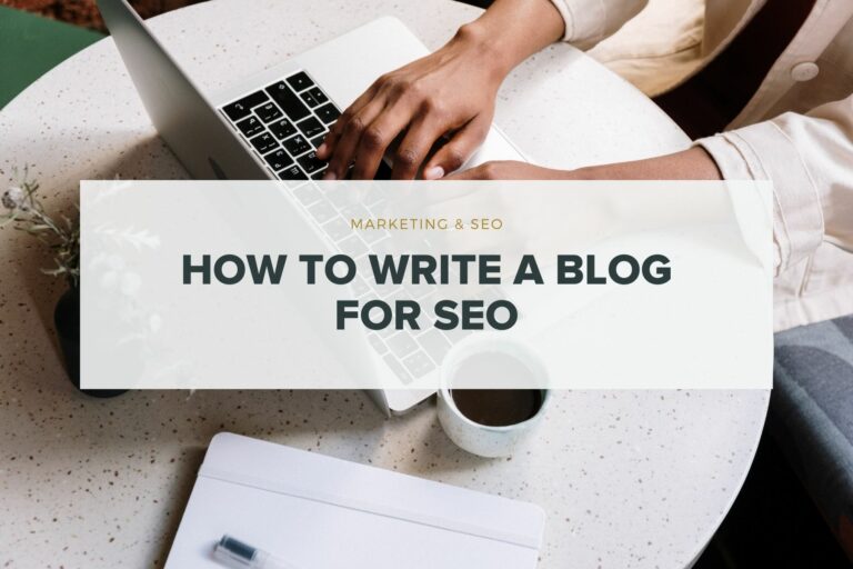 How To Write A Blog For SEO